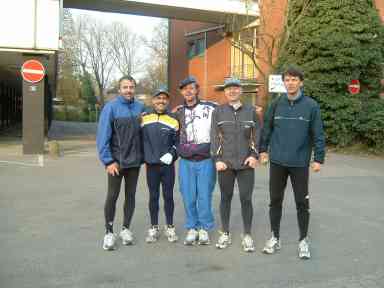 Vor dem Start (Klaus, Miguel, Fritz und Jrgen)